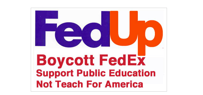 Get Up, Stand Up: Boycott FedEx for their Hypocrisy and Support of TFA
