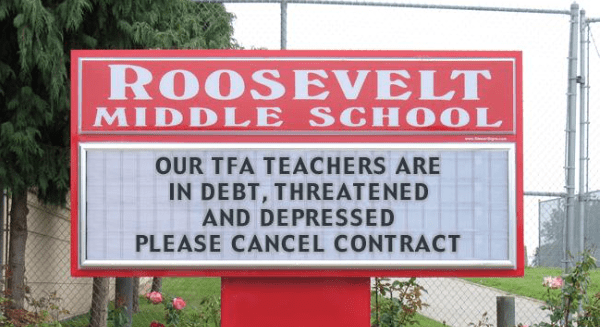 Will San Francisco Cancel TFA?: @TeachForAmerica Alum letter to Board details threats, depression, and debt