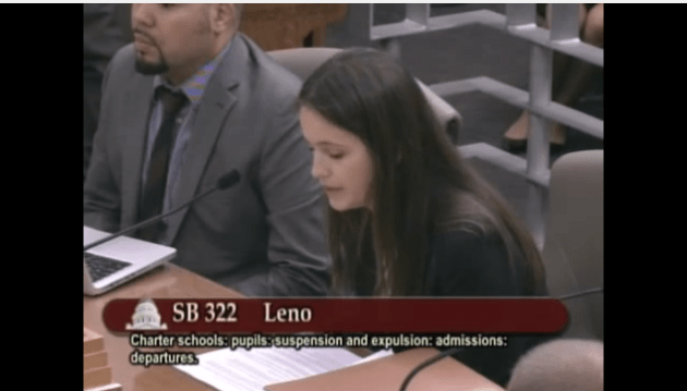 Was honored to testify with ACLU, CTA, and CFT on SB322