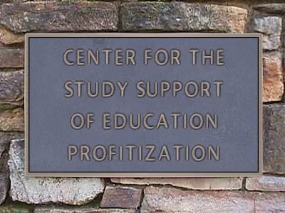 Center for the Study Support of Education&nbsp;Profitization