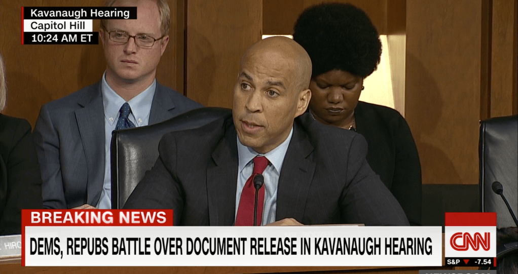 Brett Kavanaugh is RADICAL and WRONG! @SenBooker says “BRING&nbsp;IT!”
