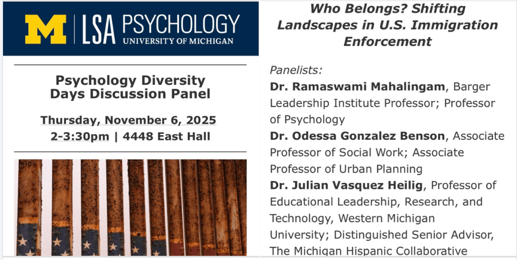 Who Belongs? Shifting Landscapes in U.S. Immigration Enforcement — Join Us on November 6
