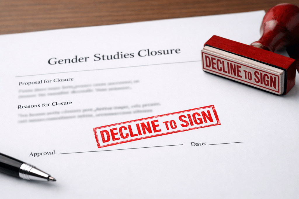 Double-Loop Leading: Why I Refused to Close Gender&nbsp;Studies