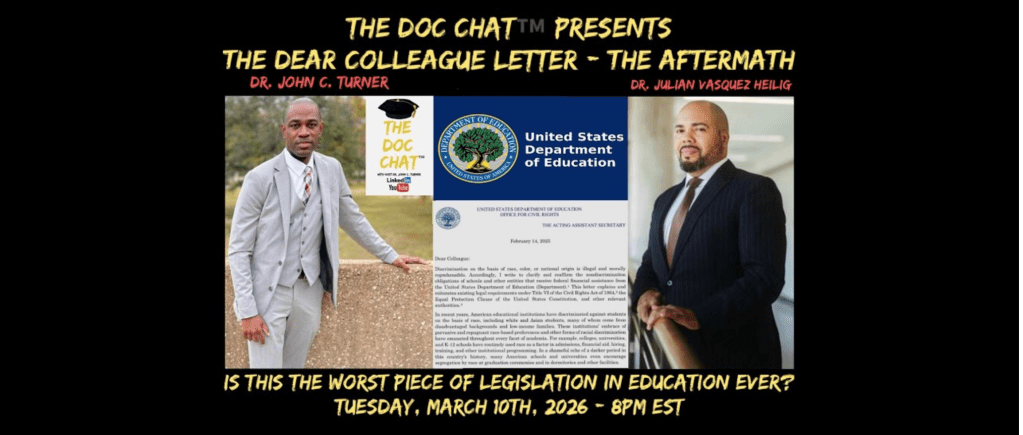 Is Diversity Illegal? Trump Aftermath — Join Us Live on The Doc Chat&nbsp;Show